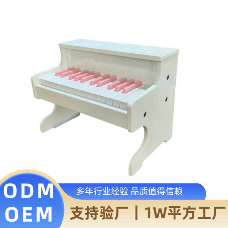 25键木质钢琴玩具儿童钢琴初学乐器儿童小型电子钢琴玩具批发跨境