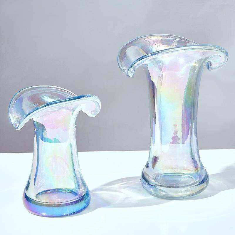 美式炫彩水晶玻璃花瓶卧室客厅酒柜电视柜样板间软装家居摆件琉璃,机械设备,其他机械设备,淘宝优惠券,粉丝福利购,淘宝优惠卷