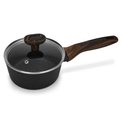 Fissman14591麦饭石宝宝辅食不粘锅婴儿煮奶锅儿童小汤锅煮面