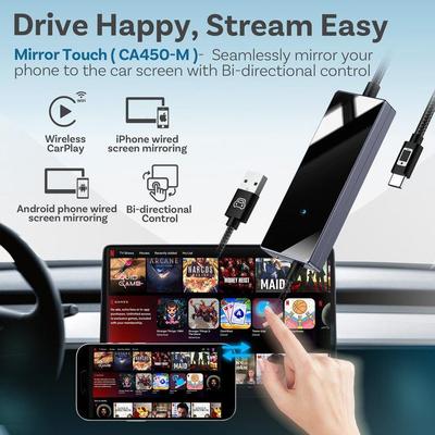 Ottocast首发工厂支持反控镜像carplay原车有线carplay