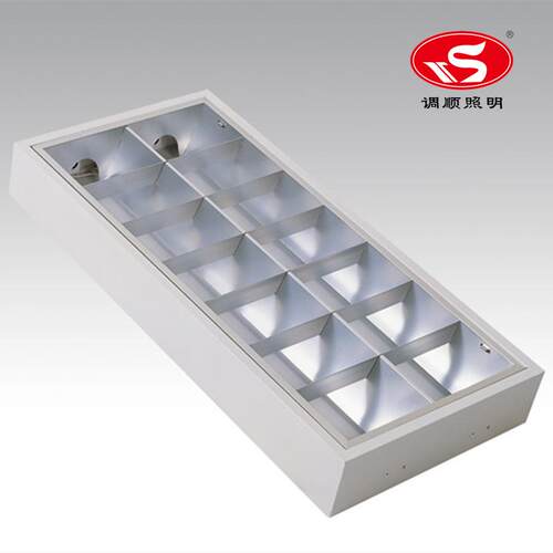 灯盘T8/2*20WLED灯盘明装灯盘T8哑光灯盘300*600灯盘套件