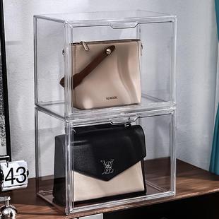 亚克力展示盒吧唧收纳盒集装箱巨无霸透明盒子A4书本资料架展示架