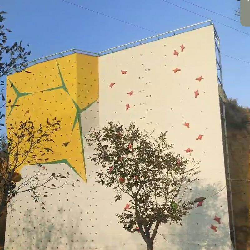 985生产安装大型非标攀岩墙儿童攀爬墙户外攀岩游乐建造施工