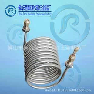 钛管蒸发器螺旋盘管式钛管换热器冷水机换热器厂
