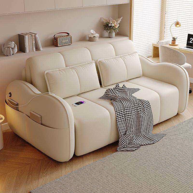 2026新款电动折叠沙发床小户型客厅多功能两用单人智能伸缩沙发床