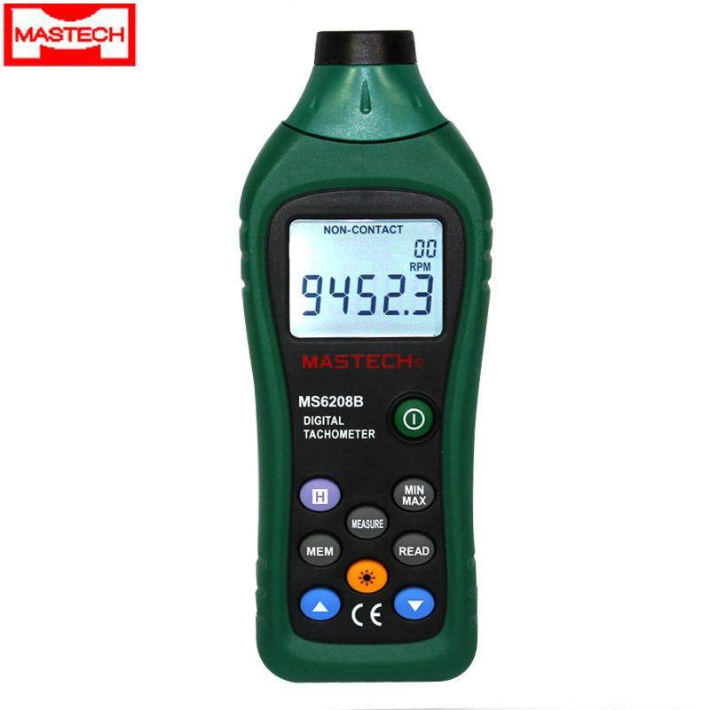 MASTECH/华仪MS6208B数字转速表非接触式/数据保持存储/背光