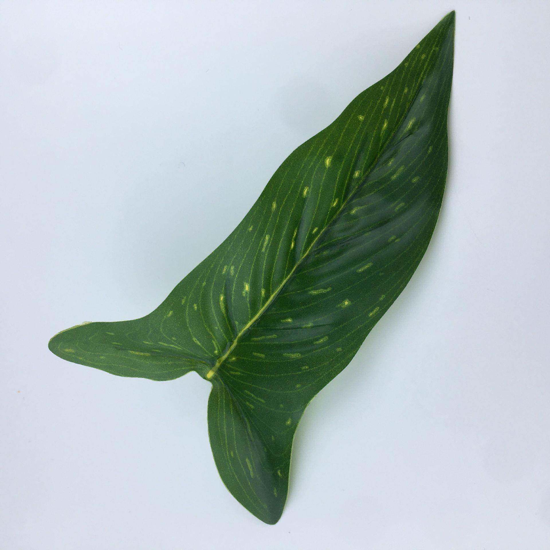 热卖仿真植物墙绿植背花材叶子墙面装饰纸箱叶子假花绿萝注塑配材