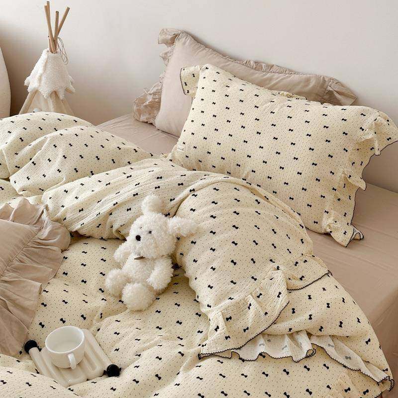 超柔全棉双层纱四件套儿童纯棉三件套花边少女心被套床单床上用品,机械设备,其他机械设备,淘宝优惠券,粉丝福利购,淘宝优惠卷