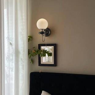 新款法式复古壁灯卧室床头灯新款高级感客厅美式新中式带开关墙灯