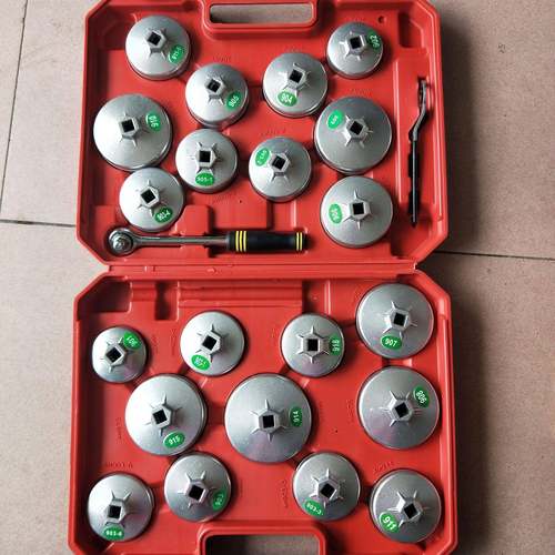 23件套全铝帽式机油格扳手机油滤清器扳汽车维修保养汽保工具