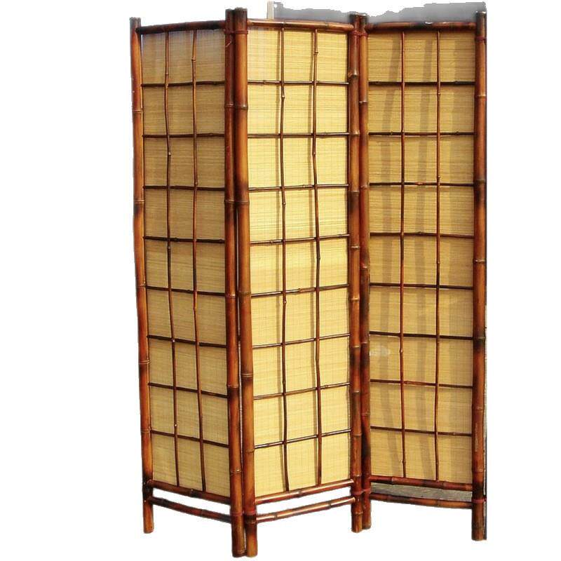 工厂出口天然家用竹屏风餐厅用竹屏风竹隔段
