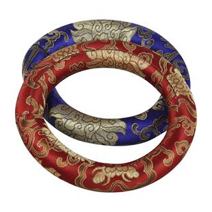 音乐碗垫圈丝绸垫圈水晶钵垫圈佛音碗专用静音垫配件手工缝制乐器