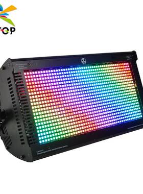 不夜天1000W舞台三色RGB频闪灯DMX512控制112段染色频闪矩阵点控