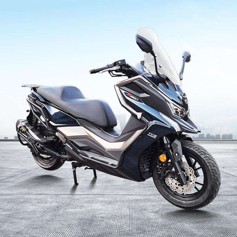 适用光阳赛艇S250/S350保险杠前后防护杠防摔防撞踏板车护杠改装