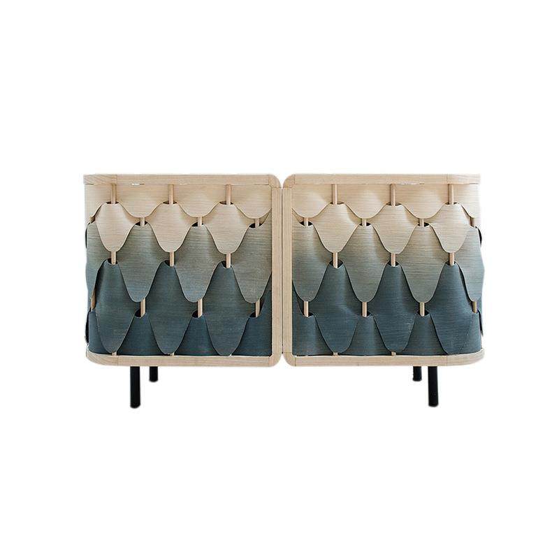 轻奢实木餐边柜客厅装饰置物柜渐变蓝色羽毛边柜创意设计感储物柜,节庆用品/礼品,新娘配件,淘宝优惠券,粉丝福利购,淘宝优惠卷