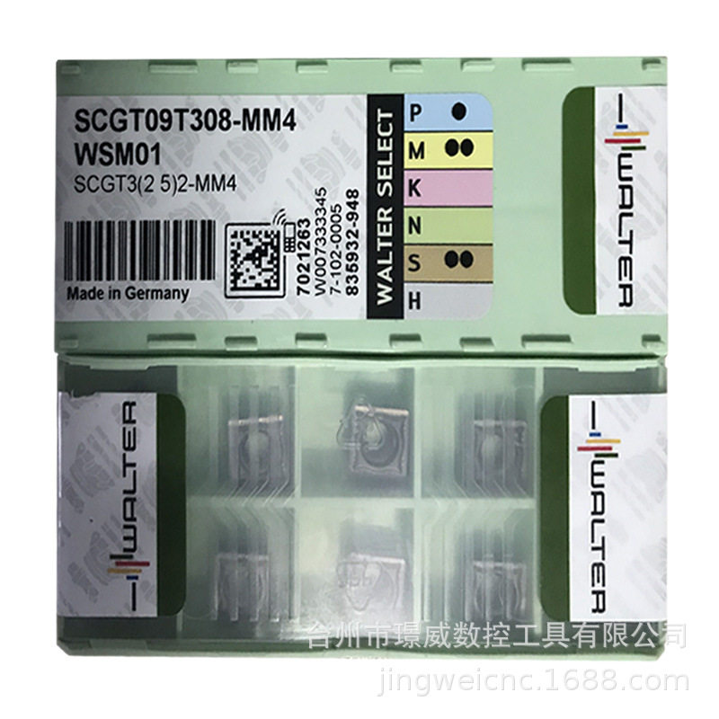 WALTER瓦尔特SCGT09T308-MM4 WSM01数控CNC硬质合金精镗刀片刀粒