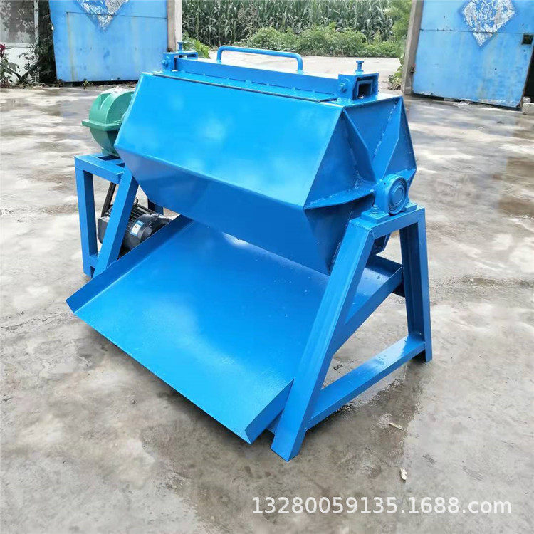 铸铁六角抛光机法兰片翻新研磨机200升除锈抛光研磨机台式滚筒