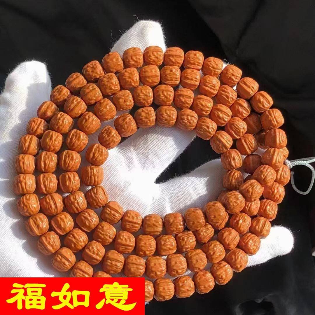 直销全品猴头蛤蟆头长串文玩猴头核桃108长串大量