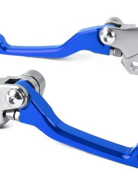 CNC枢轴越野蓝色刹车离合器操纵杆套装适用于YZ125YZ250等