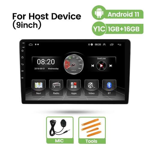 爆款AC8227L安卓大屏导航车载多媒体9寸10寸导航主机YC款UI