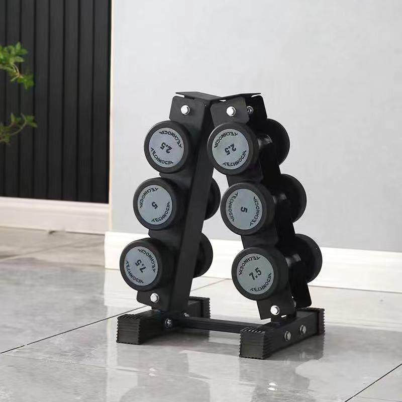 盖子pu泰诺健固定50kg拧配重男士头纯钢健身房哑铃