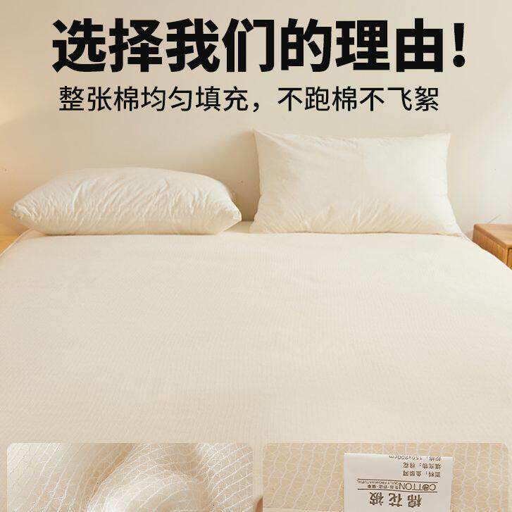 2025新款纯棉花褥子床垫软垫夏季棉絮垫被家用宿舍学生人床褥垫
