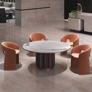 网红创罗奇堡餐椅休闲咖啡主题厅餐桌椅88232异形现代厅轻奢意洽