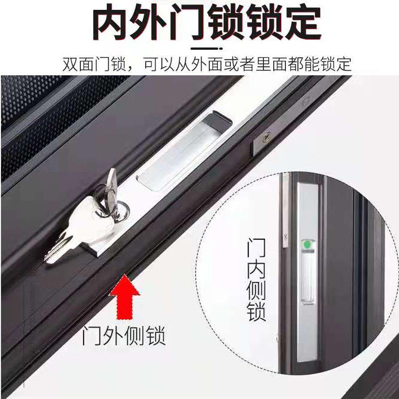 金刚网折纱门高铁轨推拉金钢盗网叠铝合金缩隐形防蚊RAA带防伸锁