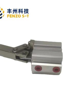 KGG杆-P486G方型杠摇臂气紧缸外管连杆式夹器空压可调接配管式杠