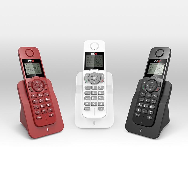 厂家直营大而信D1500持商务办公家话用手D1005数字无绳电话机固定