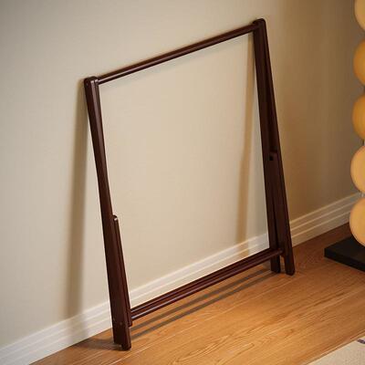 实木衣挂架室儿童卧小D12651-1服型衣帽架落地衣架家用简易床边立