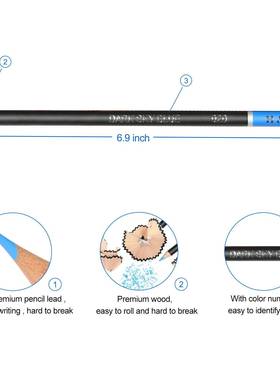120色铅套装HB-CPPB品彩色铅笔油性彩术绘画美用艺考专用画笔源头
