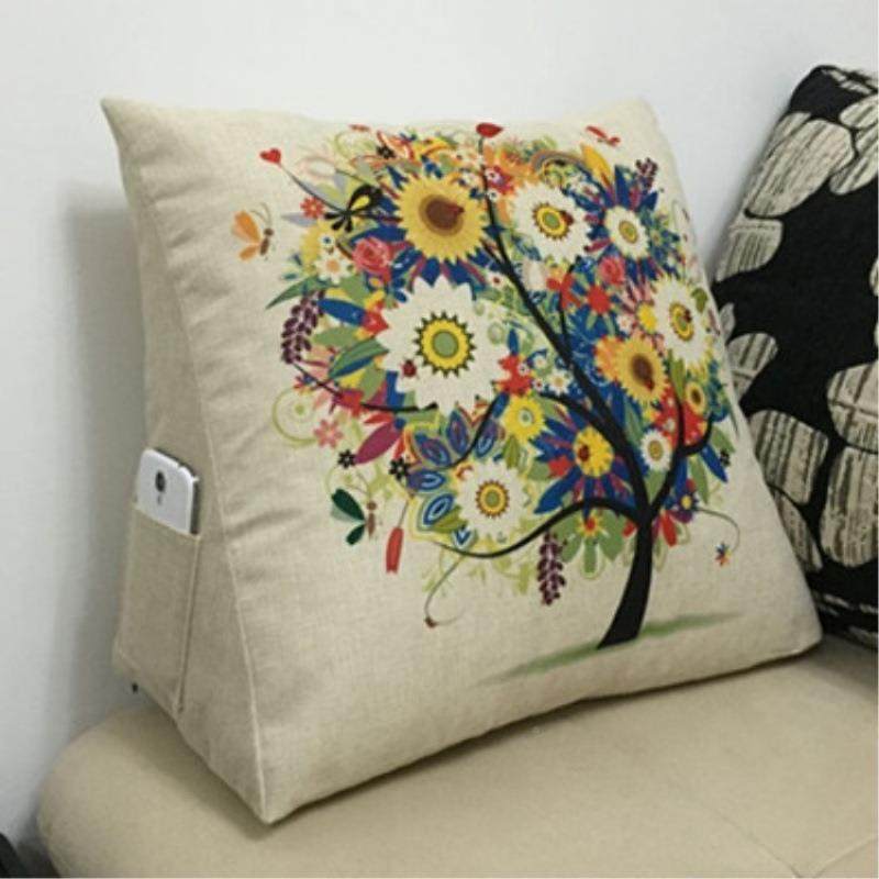 三抱角垫立体靠垫大靠枕床头包沙发靠枕办公1室椅子护腰靠背含芯,居家布艺,抱枕被,淘宝优惠券,粉丝福利购,淘宝优惠卷