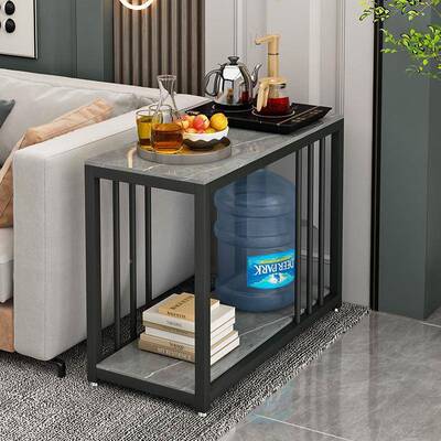 几客厅沙发岩板边几侧边VPV柜网红小茶轻柜奢茶台几角可移动边小