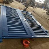 矿用全自动百叶无压风门FM2型巷道用平衡调节门双向隔风