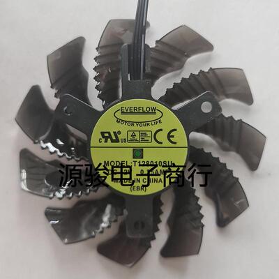 技嘉T128010SU/PLD08010S12HH智能显卡温控风扇直径75mm