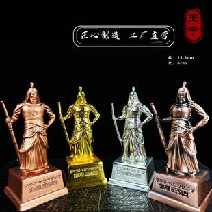 战立将军俑摆件古代人物郑成功雕塑雕像家居办公室桌面工艺品摆设