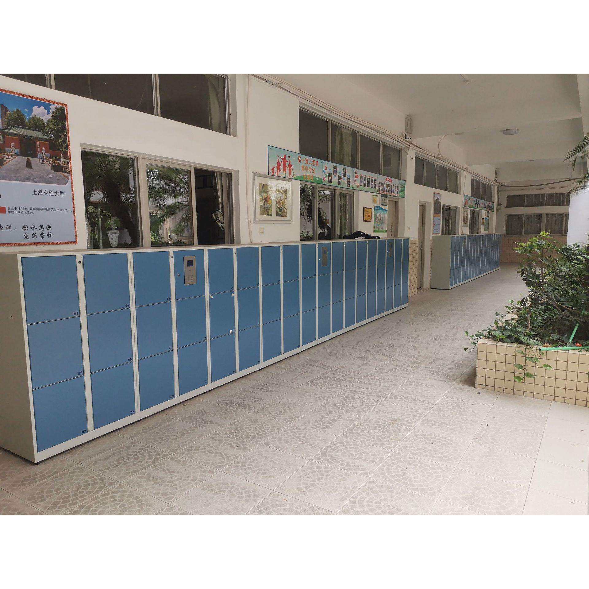 一卡通智能书包柜校园电子寄存柜36门指纹寄存存包柜安全防撬