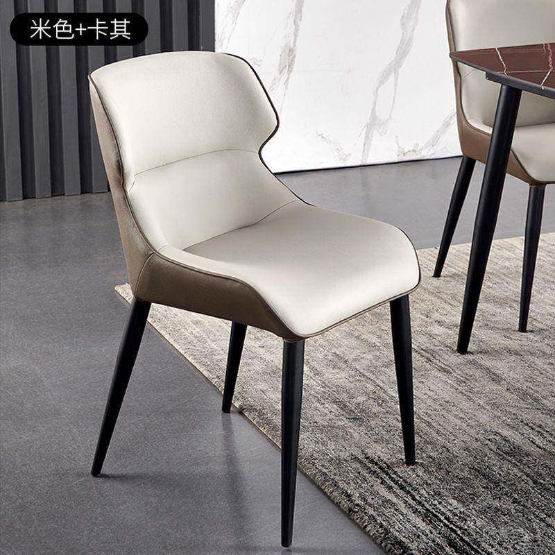 北欧轻奢餐椅现代简约家用设计师靠背餐桌椅子餐厅凳子网红化妆椅