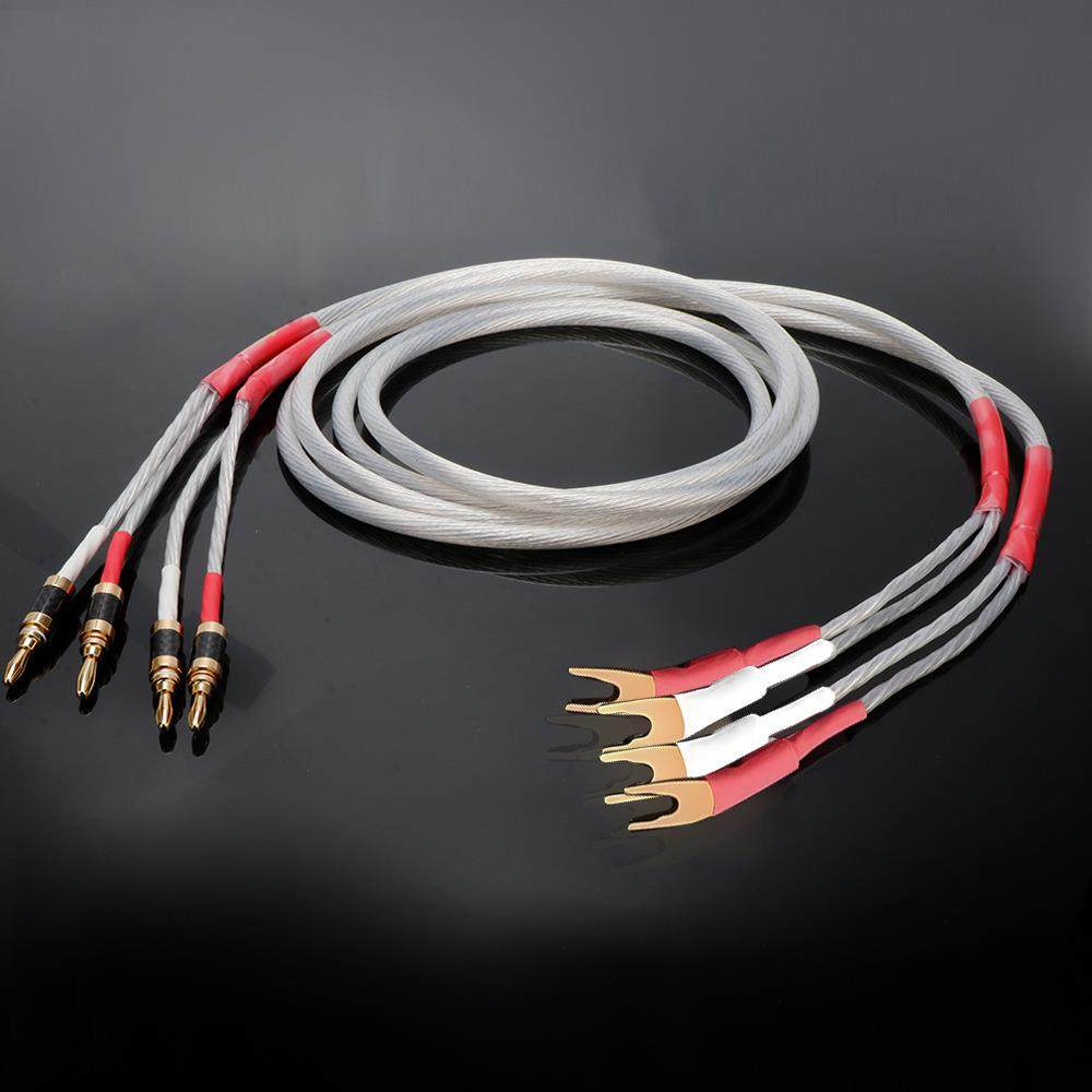 单晶铜镀银发烧音箱喇叭线功放胆机连接线香蕉头Y插HiFi喇叭线,农用物资,其他肥料,淘宝优惠券,粉丝福利购,淘宝优惠卷