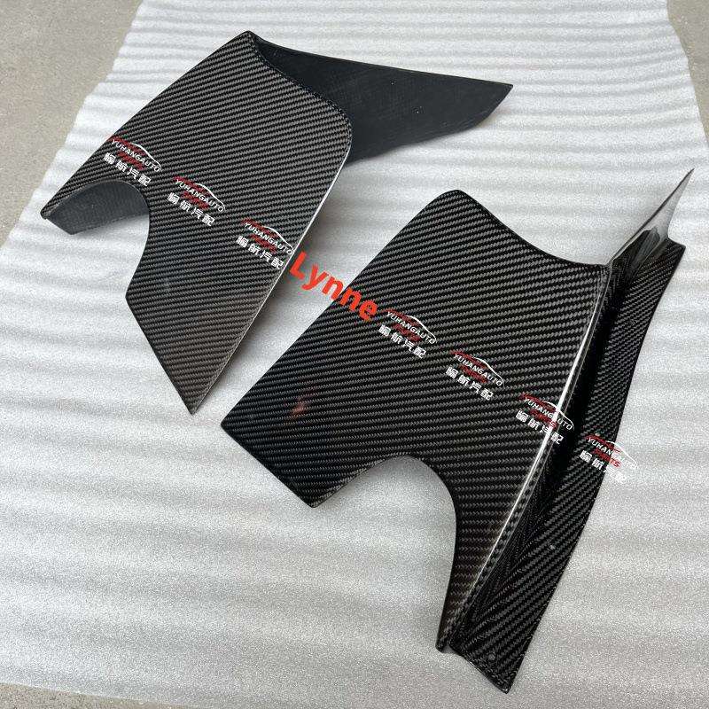 汽车配件适用马自达RX7FD3SRE-GT雨宫碳纤维前杠风刀侧扰流片