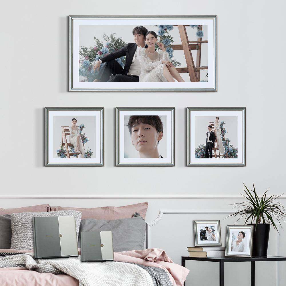 新中式简约轻奢结婚照片组合方形立体相框挂墙卧室客厅专用套装,农用物资,其他肥料,淘宝优惠券,粉丝福利购,淘宝优惠卷