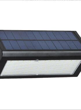 户外太阳能灯48LED雷达人体感应壁灯景观庭院灯一体化路灯款