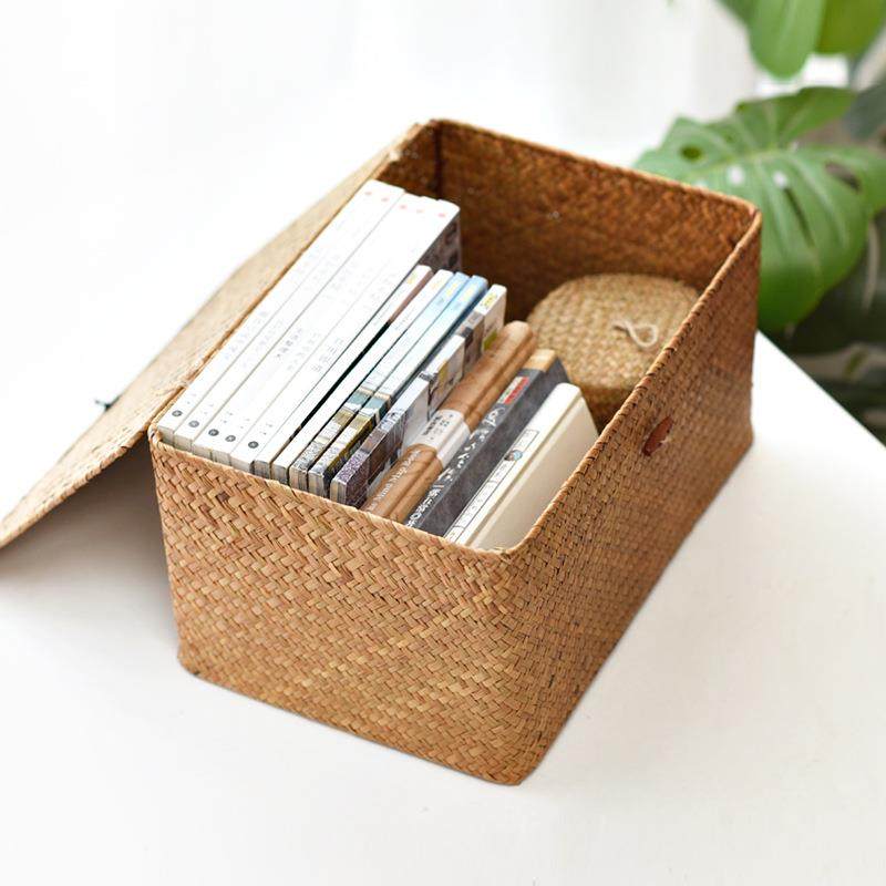 ZQ海草竹编收纳箱竹箱子复古篮筐藤编储物竹盒子草编收纳筐,节庆用品/礼品,新娘配件,淘宝优惠券,粉丝福利购,淘宝优惠卷