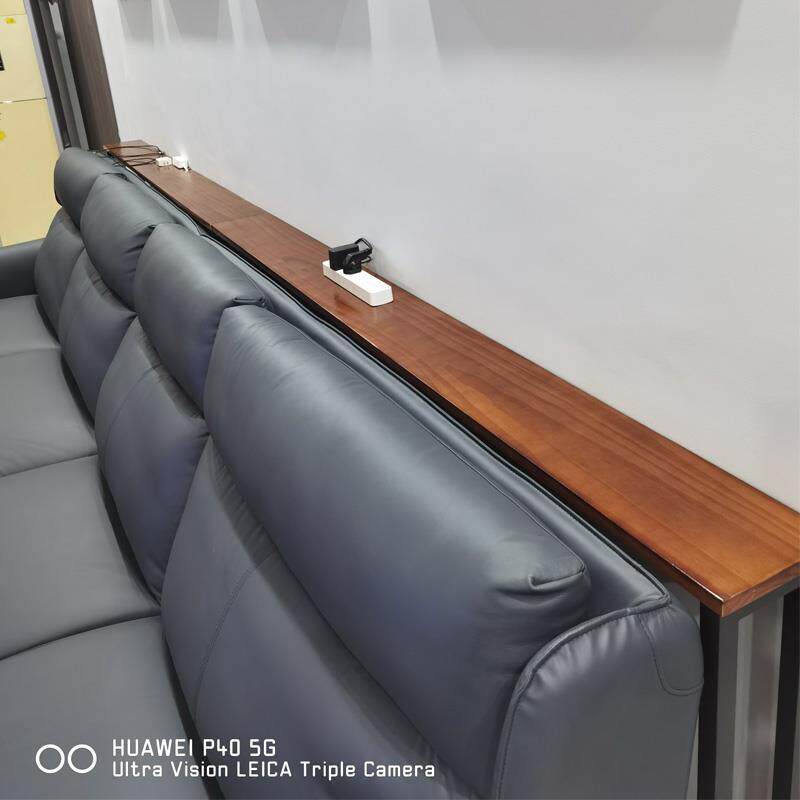 7K沙发后置物架床后靠墙收纳架实木窄缝长条桌背柜高脚落地书桌定