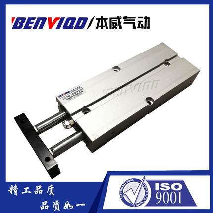 气动双轴气缸TDA/TN20X100不旋转双活塞气缸双杆气缸本威气动