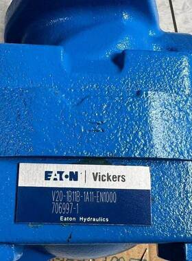 威格士VICKERS叶片泵V20-1B11B-1A11-EN1000-706997-1上海森层授