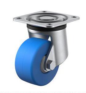 安装底座(A×B[mm]82×82)不锈钢SUS-HSG-75MC3寸蓝色活动轮