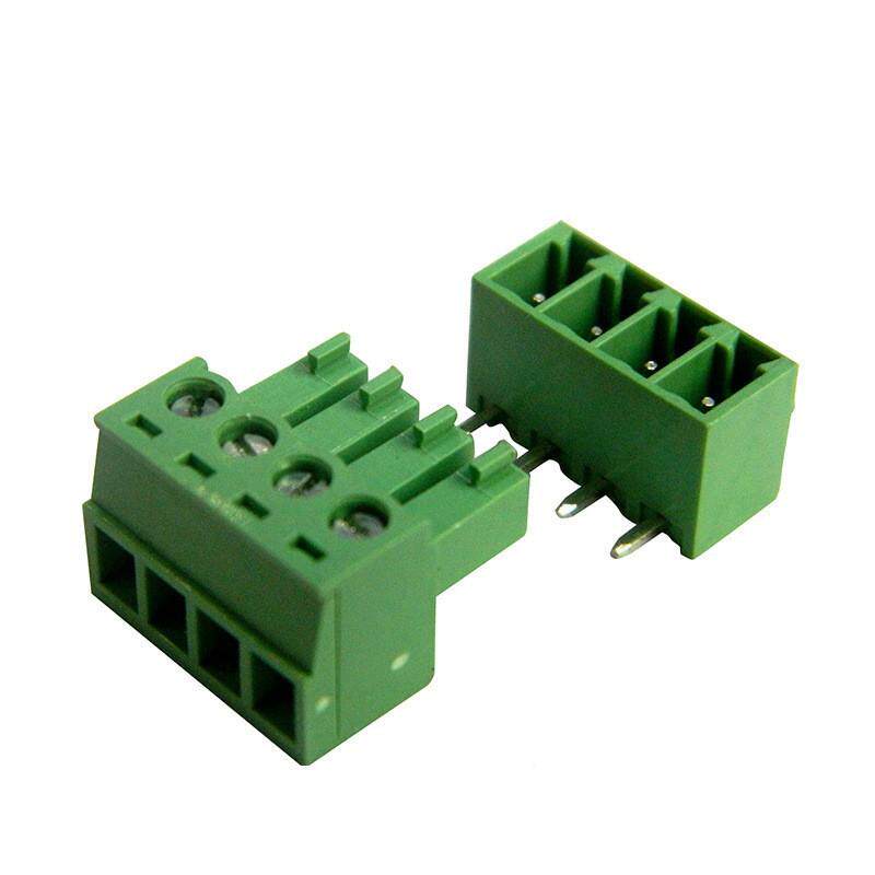供应插拔式接线端子15EDGK+VC/RC-3.5/3.81直针弯针绿色