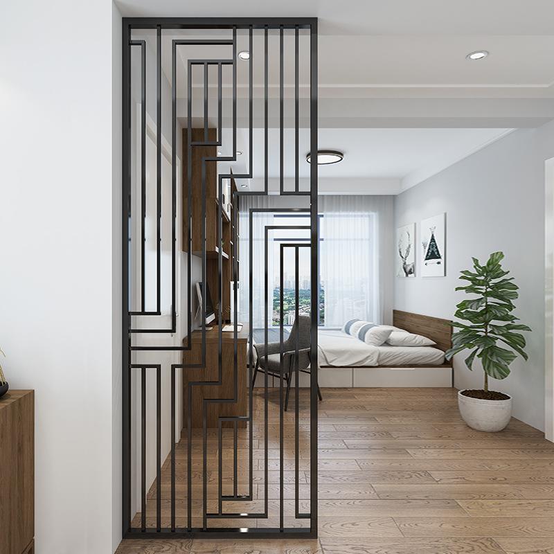 不锈钢屏风新中式约家具酒店客代厅房玄间铁艺隔断关本恒不锈现简